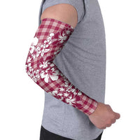 Hibiscus Pakala Royal Magenta Arm Sleeves Tropical Floral Stylized LT01 - Polynesian Pride