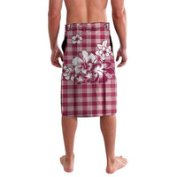 Hibiscus Pakala Royal Magenta Lavalava Tropical Floral Stylized LT01 - Polynesian Pride