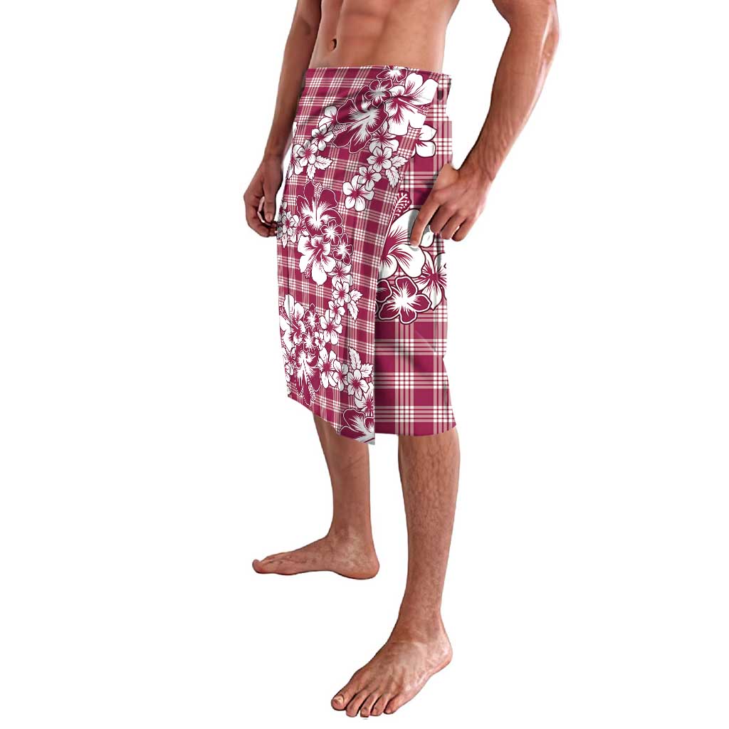 Hibiscus Pakala Royal Magenta Lavalava Tropical Floral Stylized LT01 - Polynesian Pride