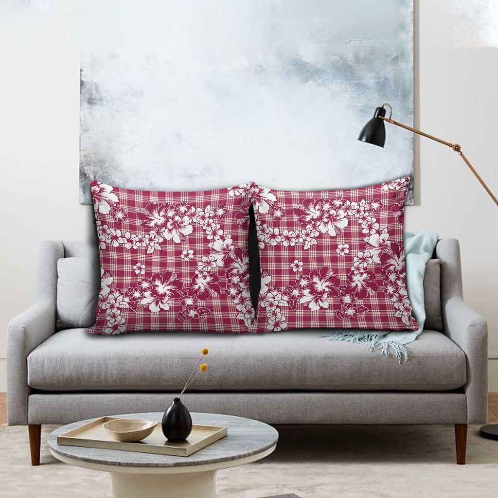 Hibiscus Pakala Royal Magenta Pillow Cover Tropical Floral Stylized LT01 - Polynesian Pride