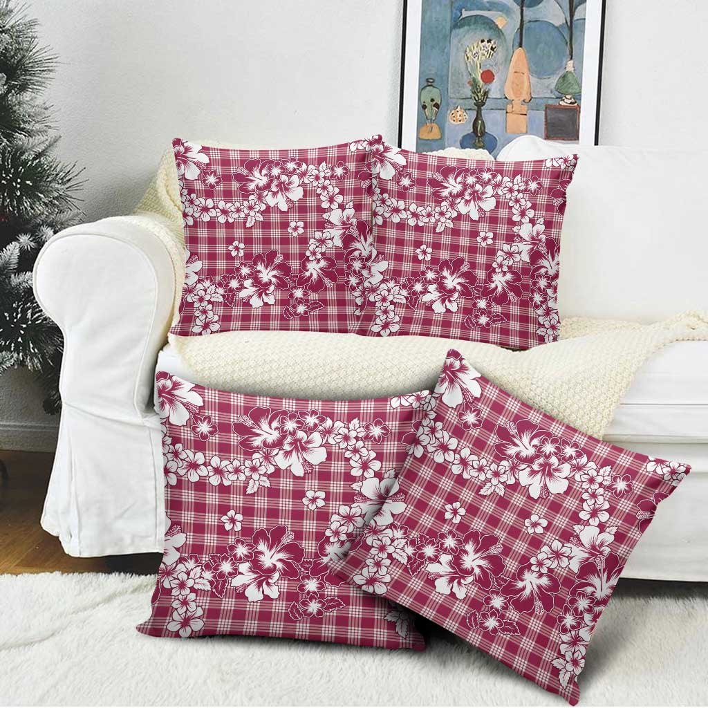 Hibiscus Pakala Royal Magenta Pillow Cover Tropical Floral Stylized LT01 - Polynesian Pride