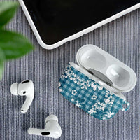 Hibiscus Pakala Ocean Depths Blue AirPods Case Tropical Floral Stylized LT01 - Polynesian Pride