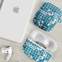 Hibiscus Pakala Ocean Depths Blue AirPods Case Tropical Floral Stylized LT01 - Polynesian Pride