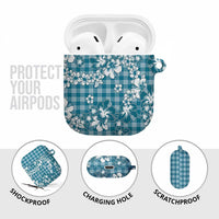 Hibiscus Pakala Ocean Depths Blue AirPods Case Tropical Floral Stylized LT01 - Polynesian Pride