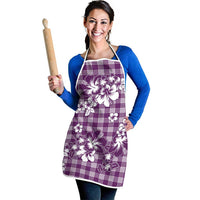 Hibiscus Pakala Sweetie Purple Apron Tropical Floral Stylized LT01 - Polynesian Pride
