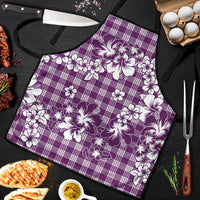 Hibiscus Pakala Sweetie Purple Apron Tropical Floral Stylized LT01 Purple - Polynesian Pride