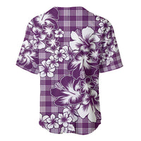 Hibiscus Pakala Sweetie Purple Baseball Jersey Tropical Floral Stylized LT01 - Polynesian Pride