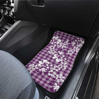 Hibiscus Pakala Sweetie Purple Car Mats Tropical Floral Stylized LT01 - Polynesian Pride