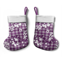 Hibiscus Pakala Sweetie Purple Christmas Stocking Tropical Floral Stylized LT01 - Polynesian Pride