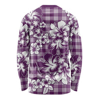 Hibiscus Pakala Sweetie Purple Long Sleeve Shirt Tropical Floral Stylized LT01 - Polynesian Pride