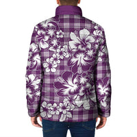 Hibiscus Pakala Sweetie Purple Padded Jacket Tropical Floral Stylized LT01 - Polynesian Pride
