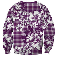 Hibiscus Pakala Sweetie Purple Sweatshirt Tropical Floral Stylized LT01 - Polynesian Pride