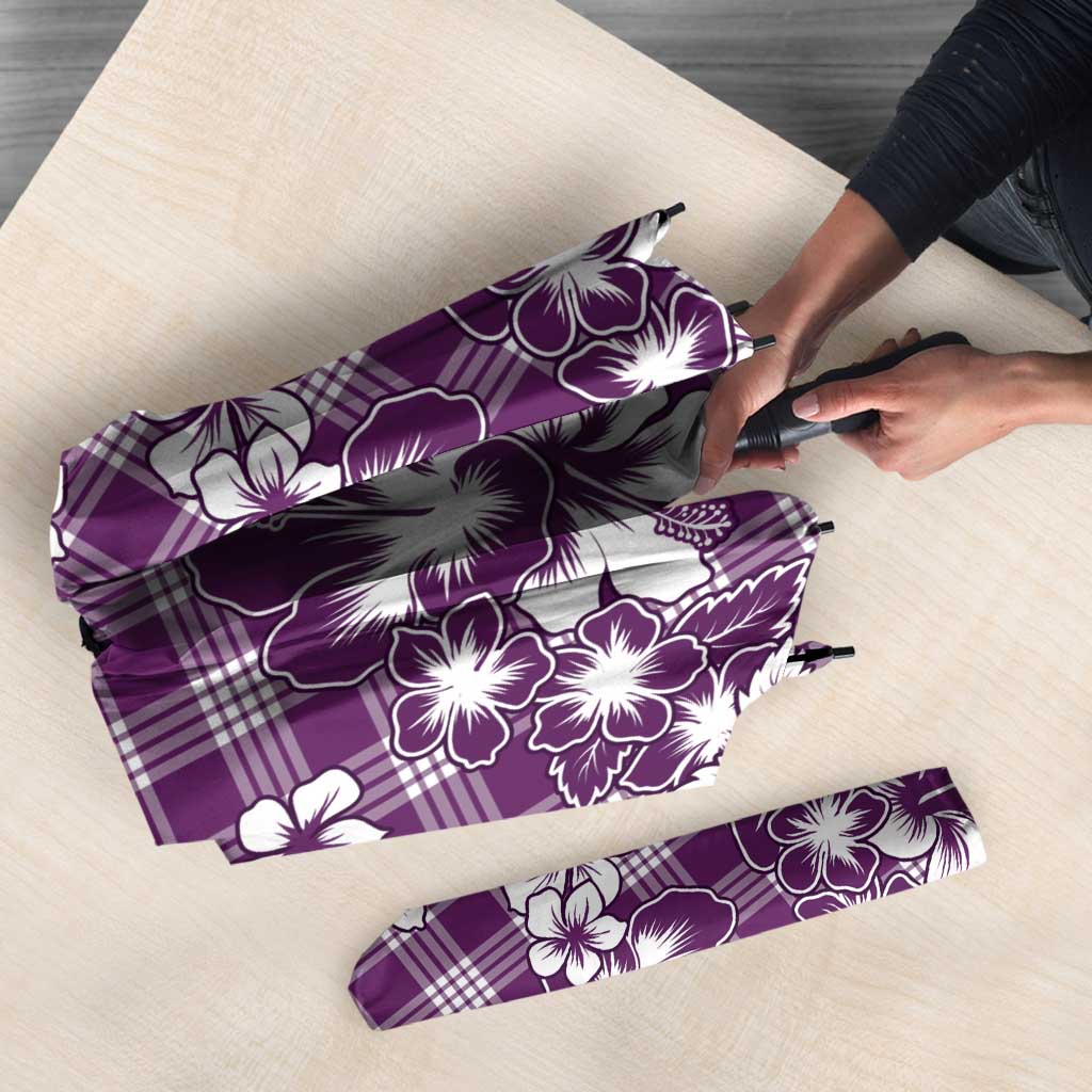 Hibiscus Pakala Sweetie Purple Umbrella Tropical Floral Stylized LT01 - Polynesian Pride