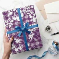 Hibiscus Pakala Sweetie Purple Wrapping Paper Tropical Floral Stylized LT01 - Polynesian Pride