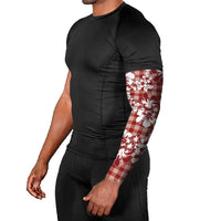 Hibiscus Pakala Fantasy Red Arm Sleeves Tropical Floral Stylized LT01 - Polynesian Pride