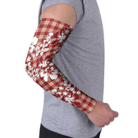 Hibiscus Pakala Fantasy Red Arm Sleeves Tropical Floral Stylized LT01 - Polynesian Pride