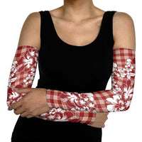 Hibiscus Pakala Fantasy Red Arm Sleeves Tropical Floral Stylized LT01 - Polynesian Pride
