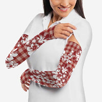 Hibiscus Pakala Fantasy Red Arm Sleeves Tropical Floral Stylized LT01 - Polynesian Pride