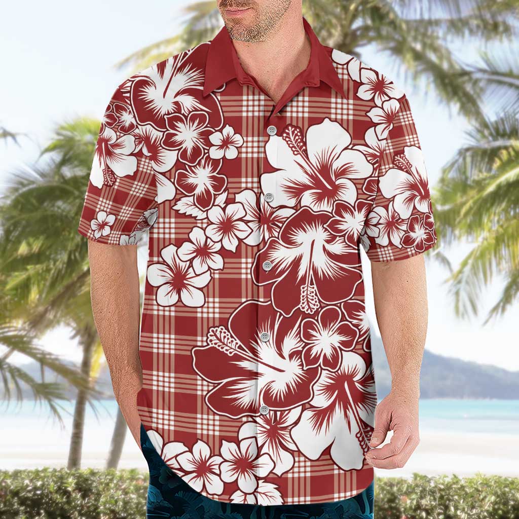 Hibiscus Pakala Fantasy Red Hawaiian Shirt Tropical Floral Stylized LT01 - Polynesian Pride