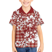 Hibiscus Pakala Fantasy Red Hawaiian Shirt Tropical Floral Stylized LT01 - Polynesian Pride