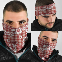 Hibiscus Pakala Fantasy Red Neck Gaiter Tropical Floral Stylized LT01 - Polynesian Pride