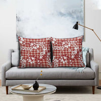Hibiscus Pakala Fantasy Red Pillow Cover Tropical Floral Stylized LT01 - Polynesian Pride