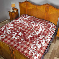Hibiscus Pakala Fantasy Red Quilt Tropical Floral Stylized LT01 - Polynesian Pride