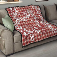 Hibiscus Pakala Fantasy Red Quilt Tropical Floral Stylized LT01 - Polynesian Pride