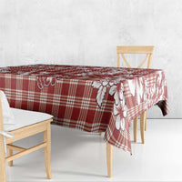 Hibiscus Pakala Fantasy Red Tablecloth Tropical Floral Stylized LT01 - Polynesian Pride