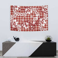 Hibiscus Pakala Fantasy Red Tapestry Tropical Floral Stylized LT01 - Polynesian Pride
