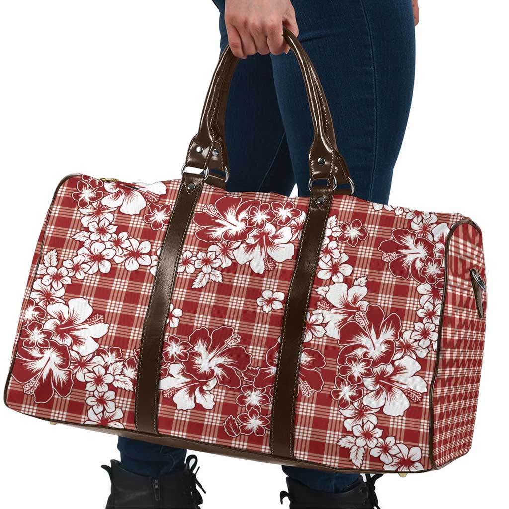 Hibiscus Pakala Fantasy Red Travel Bag Tropical Floral Stylized LT01 - Polynesian Pride