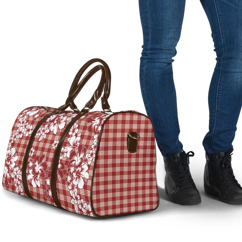 Hibiscus Pakala Fantasy Red Travel Bag Tropical Floral Stylized LT01 - Polynesian Pride