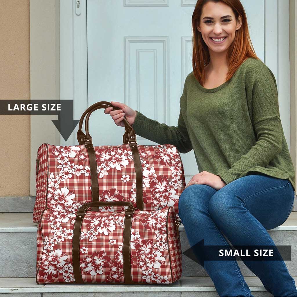 Hibiscus Pakala Fantasy Red Travel Bag Tropical Floral Stylized LT01 - Polynesian Pride