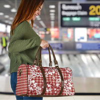 Hibiscus Pakala Fantasy Red Travel Bag Tropical Floral Stylized LT01 - Polynesian Pride