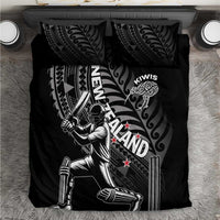 New Zealand Cricket Bedding Set Maori Kiwi Black Fern LT01 Black - Polynesian Pride