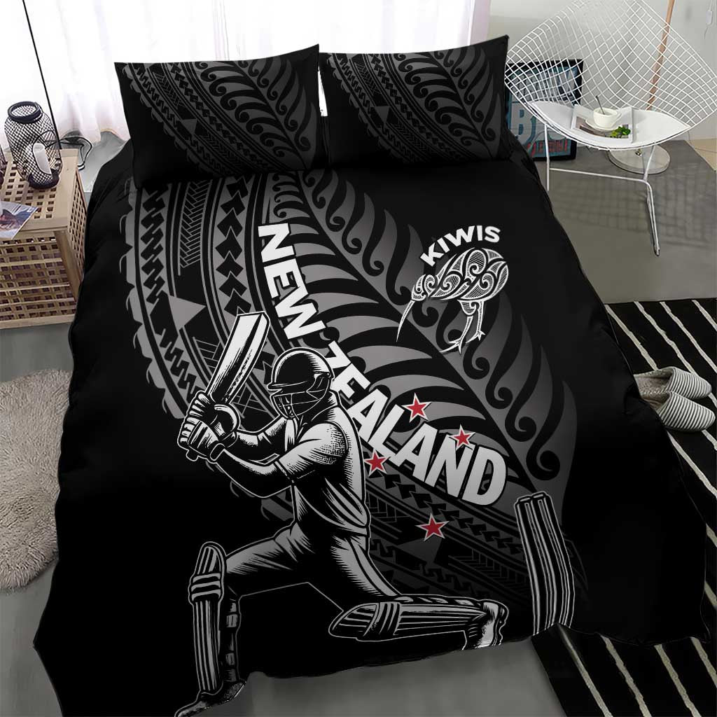 New Zealand Cricket Bedding Set Maori Kiwi Black Fern LT01 - Polynesian Pride