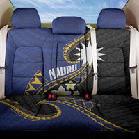 Nauru Back Car Seat Cover Naoero Proud Plumeria LT01 One Size Blue - Polynesian Pride