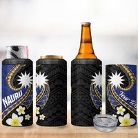Personalised Nauru 4 in 1 Can Cooler Tumbler Naoero Proud Plumeria LT01 - Polynesian Pride