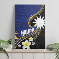 Nauru Canvas Wall Art Naoero Proud Plumeria LT01 - Polynesian Pride