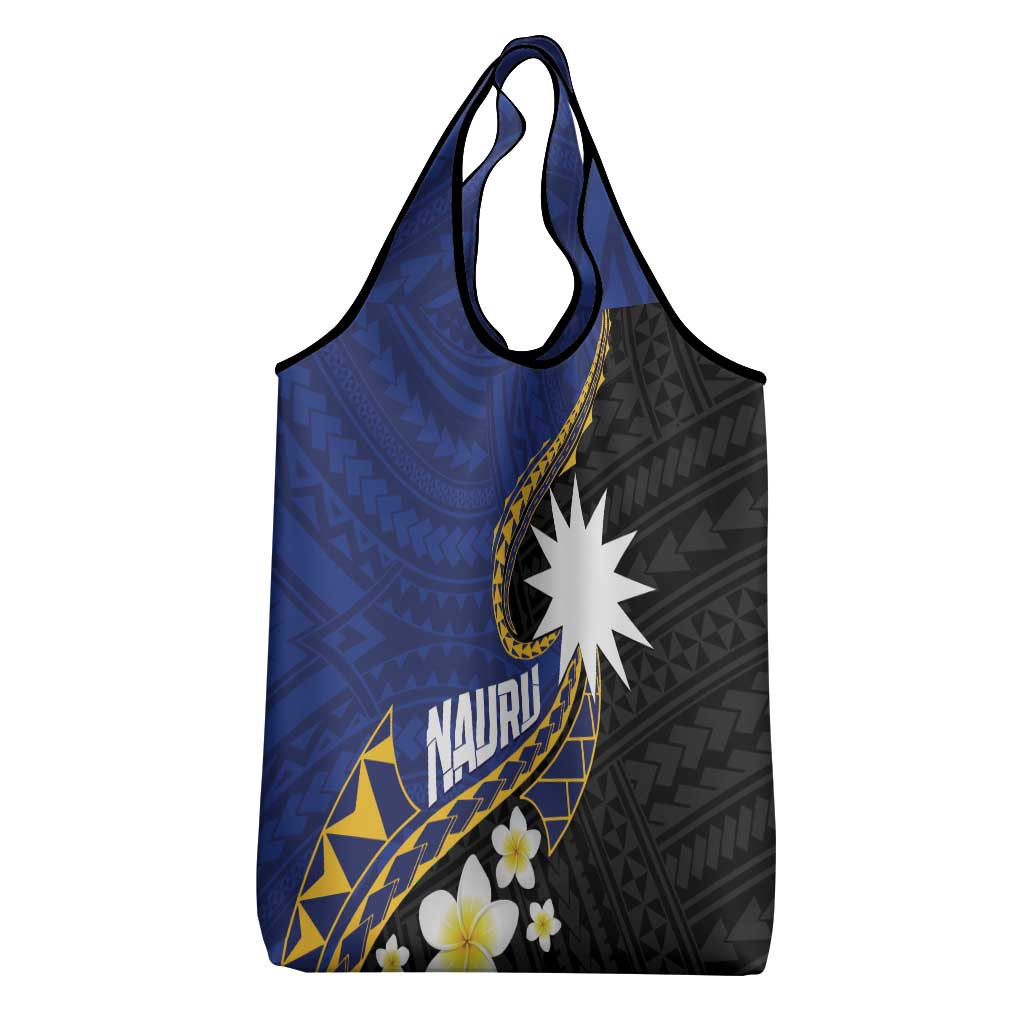 Nauru Grocery Bag Naoero Proud Plumeria LT01 - Polynesian Pride