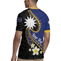 Personalised Nauru Rugby Jersey Naoero Proud Plumeria LT01 - Polynesian Pride