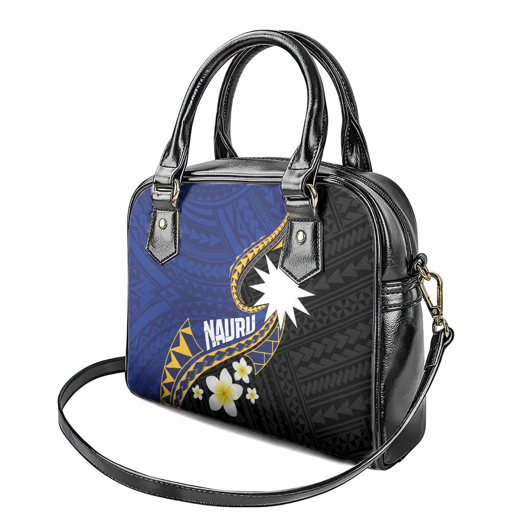 Nauru Shoulder Handbag Naoero Proud Plumeria LT01 - Polynesian Pride