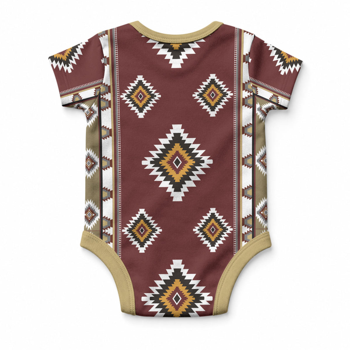 Native American Navajo Baby Onesie Tribal Pattern LT01 - Polynesian Pride
