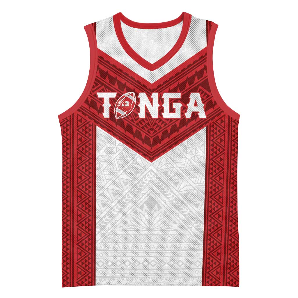 Tonga Rugby Custom Basketball Jersey Tonga Sea Eagles Go Champions LT01 Unisex Red - Polynesian Pride