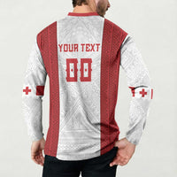 Tonga Rugby Custom Button Sweatshirt Tonga Sea Eagles Go Champions LT01 - Polynesian Pride