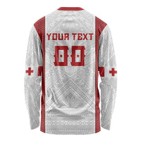 Tonga Rugby Custom Long Sleeve Shirt Tonga Sea Eagles Go Champions LT01 - Polynesian Pride