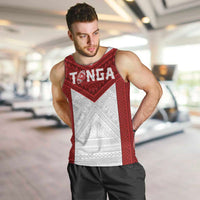 Tonga Rugby Custom Men Tank Top Tonga Sea Eagles Go Champions LT01 Red - Polynesian Pride
