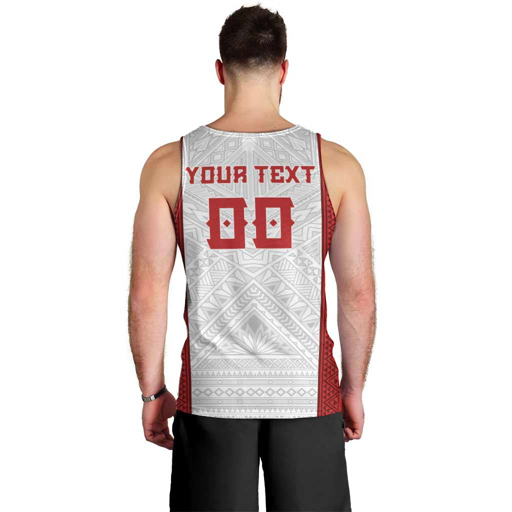 Tonga Rugby Custom Men Tank Top Tonga Sea Eagles Go Champions LT01 - Polynesian Pride