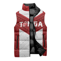 Tonga Rugby Custom Sleeveless Puffer Jacket Tonga Sea Eagles Go Champions LT01 - Polynesian Pride
