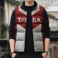 Tonga Rugby Custom Sleeveless Puffer Jacket Tonga Sea Eagles Go Champions LT01 - Polynesian Pride